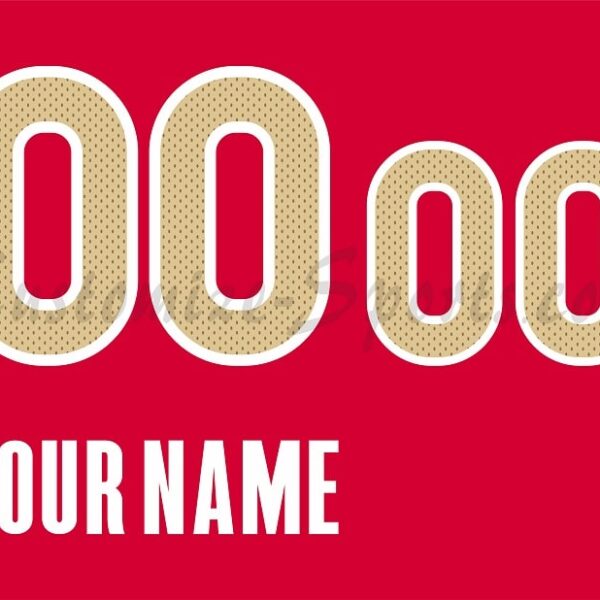 Basketball All Star Customized Number Kit for 2012 West Jersey