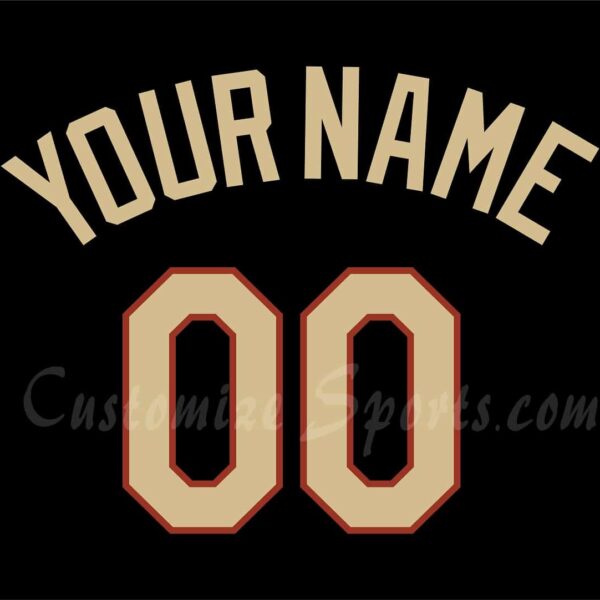 Baseball All Star Customized Number Kit for 2004 American League Jersey