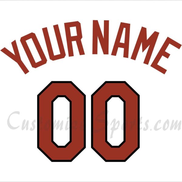 Baseball All Star Customized Number Kit for 2004 National League Jersey