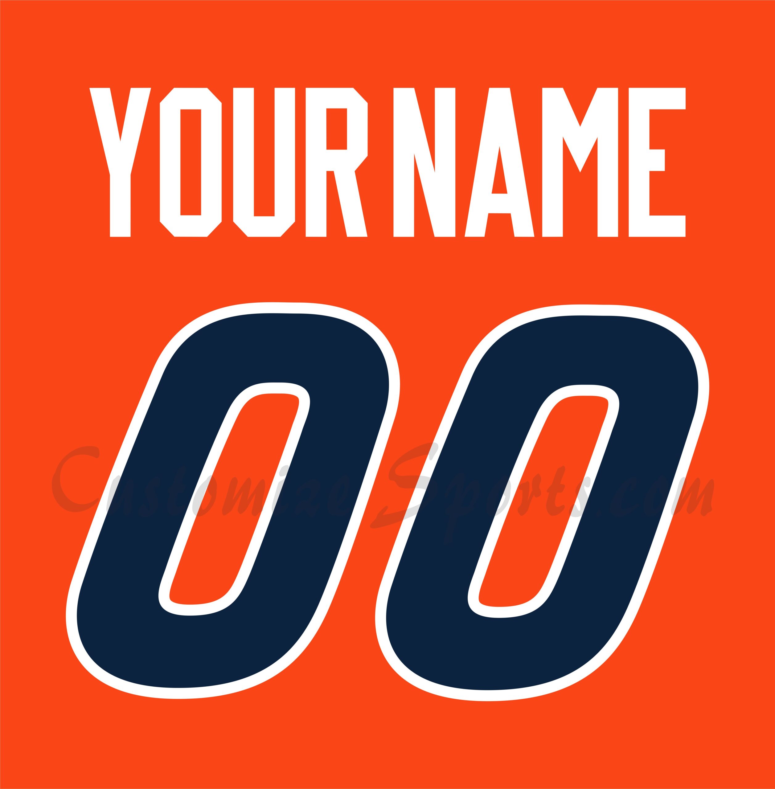 Baseball All Star Customized Number Kit for 2005 National League Jersey