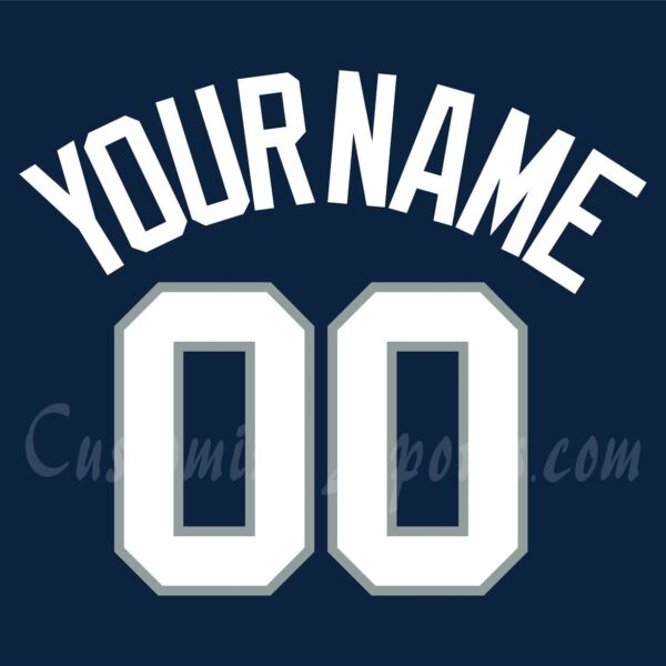 Baseball All Star Customized Number kit for 2008 American League Jersey