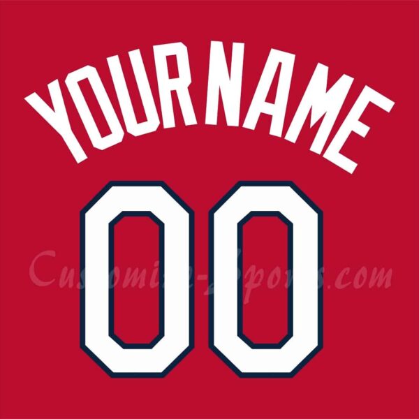 Baseball All Star Customized Number Kit for 2009 National League Jersey