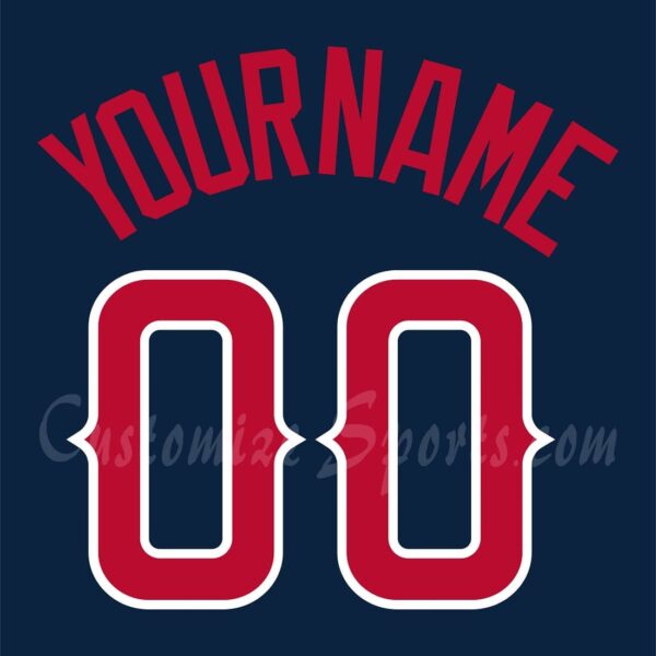 Baseball All Star Customized Number Kit for 2010 National League Jersey