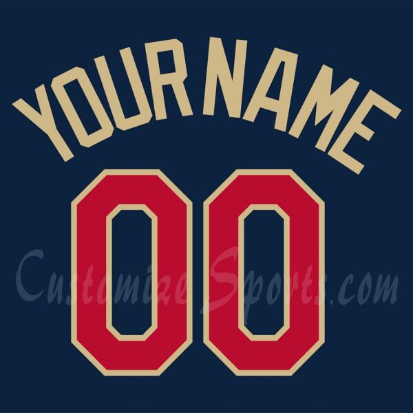 Baseball All Star Customized Number Kit for 2014 American League Jersey