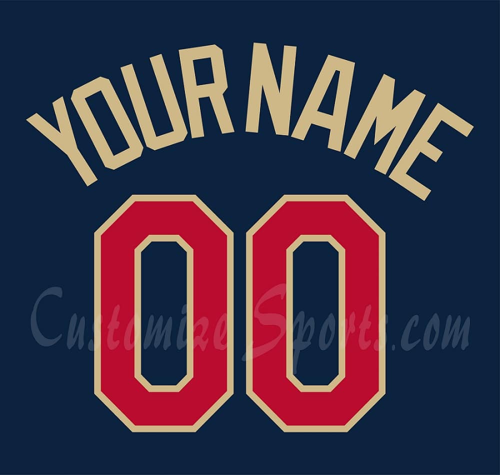 Baseball All Star Customized Number Kit for 2014 American League Jersey