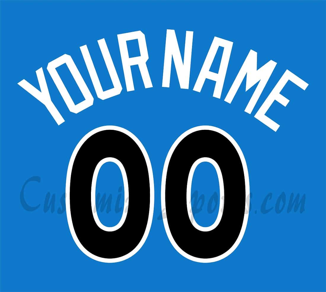 Baseball All Star Customized Number Kit for 2017 American League Jersey