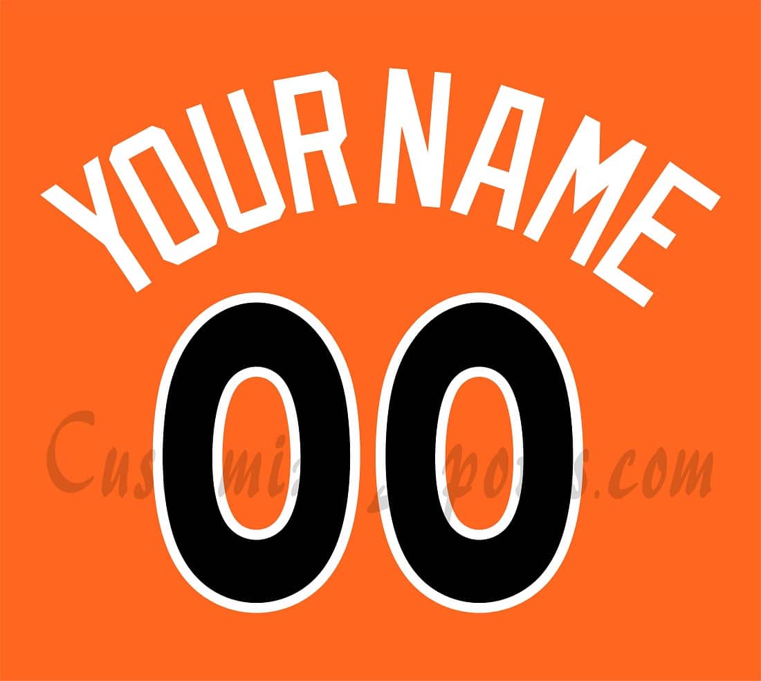 Baseball All Star Customized Number Kit for 2017 National League Jersey