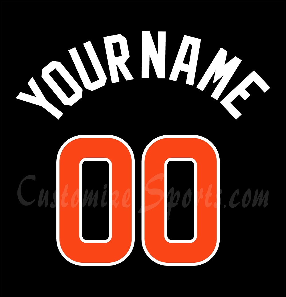 Baseball All Star Customized Number Kit for 2007 National League Jersey