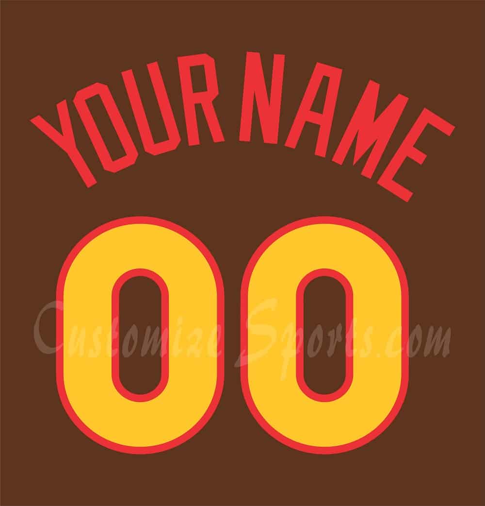 Baseball All Star Customized Number Kit for 2016 National League Jersey