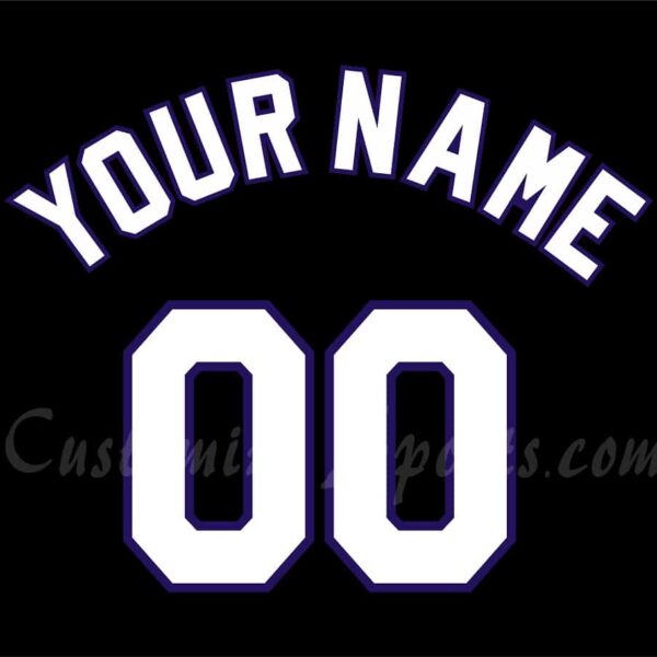 Baseball All Star Customized Number Kit for 1998 American League Jersey