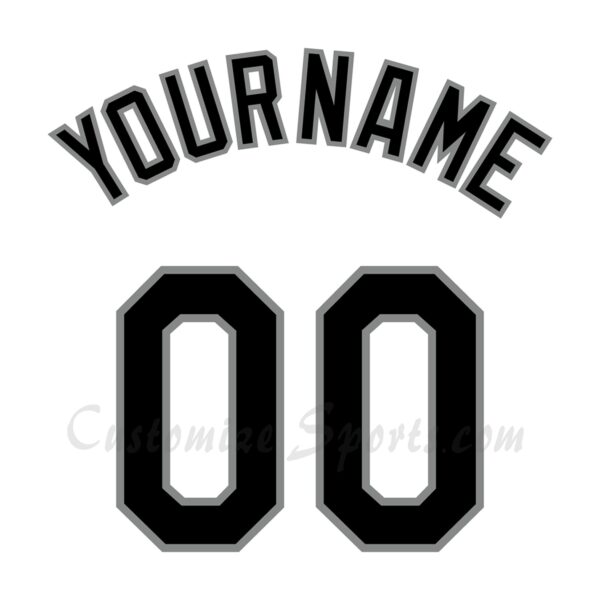 Baseball All Star Customized Number Kit for 2003 American League Jersey