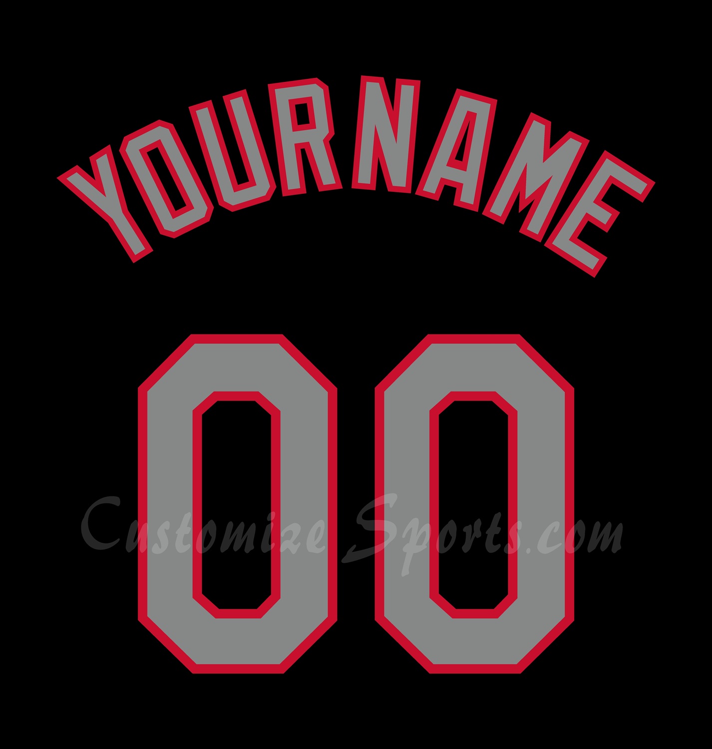 Baseball All Star Customized Number Kit for 2003 National League Jersey