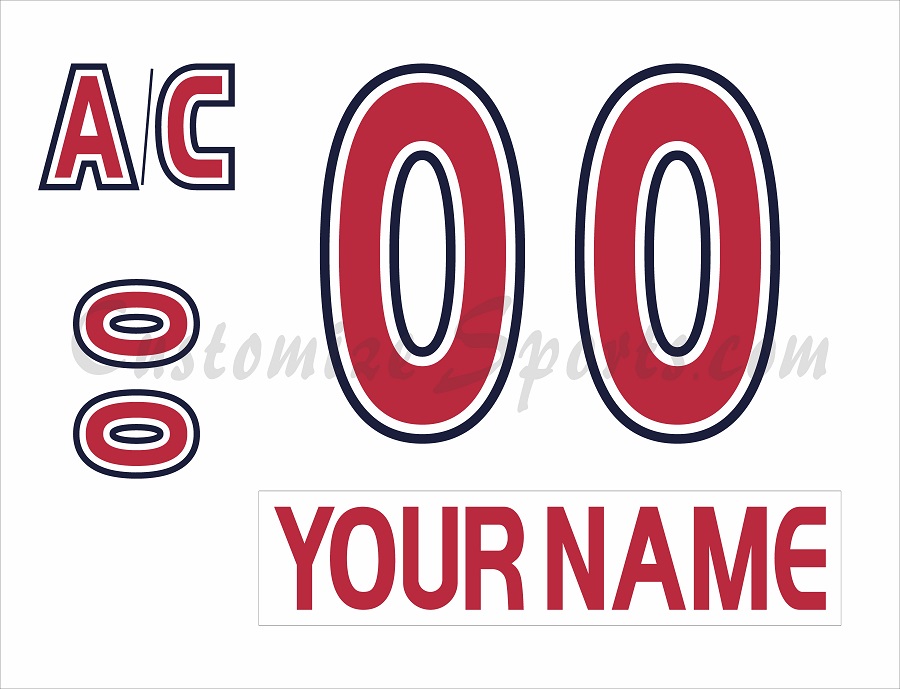 All Star Customized Number Kit 2000-2001 The World White Jersey