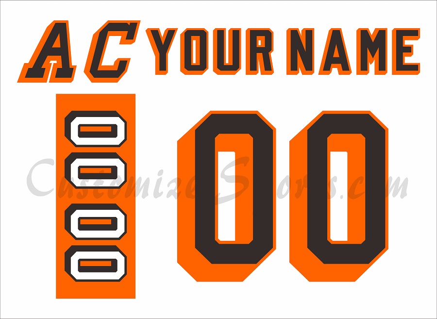 All Star Customized Number Kit for 1983-1986 White Jersey