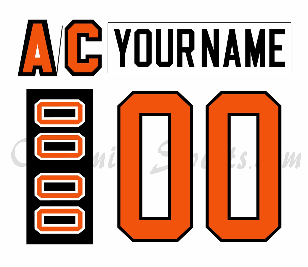 All Star Customized Number Kit 1989-1991 White Jersey