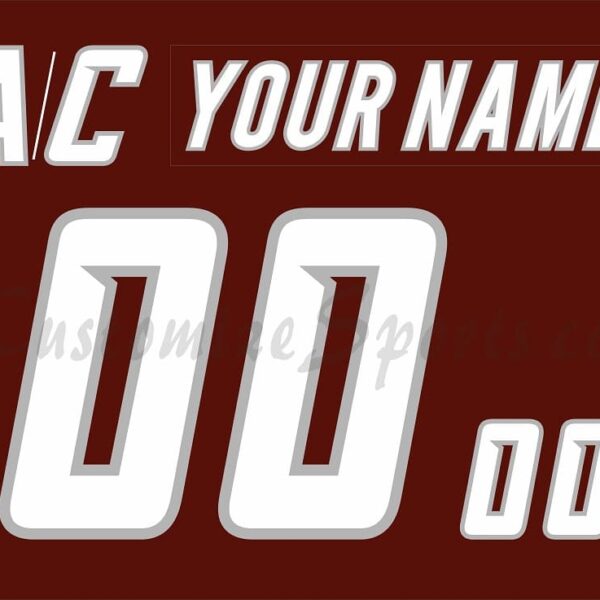 All Star Customized Number Kit for 2002 The World Red Jersey