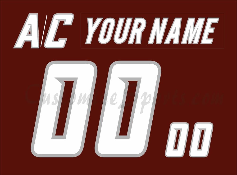 All Star Customized Number Kit for 2002 The World Red Jersey