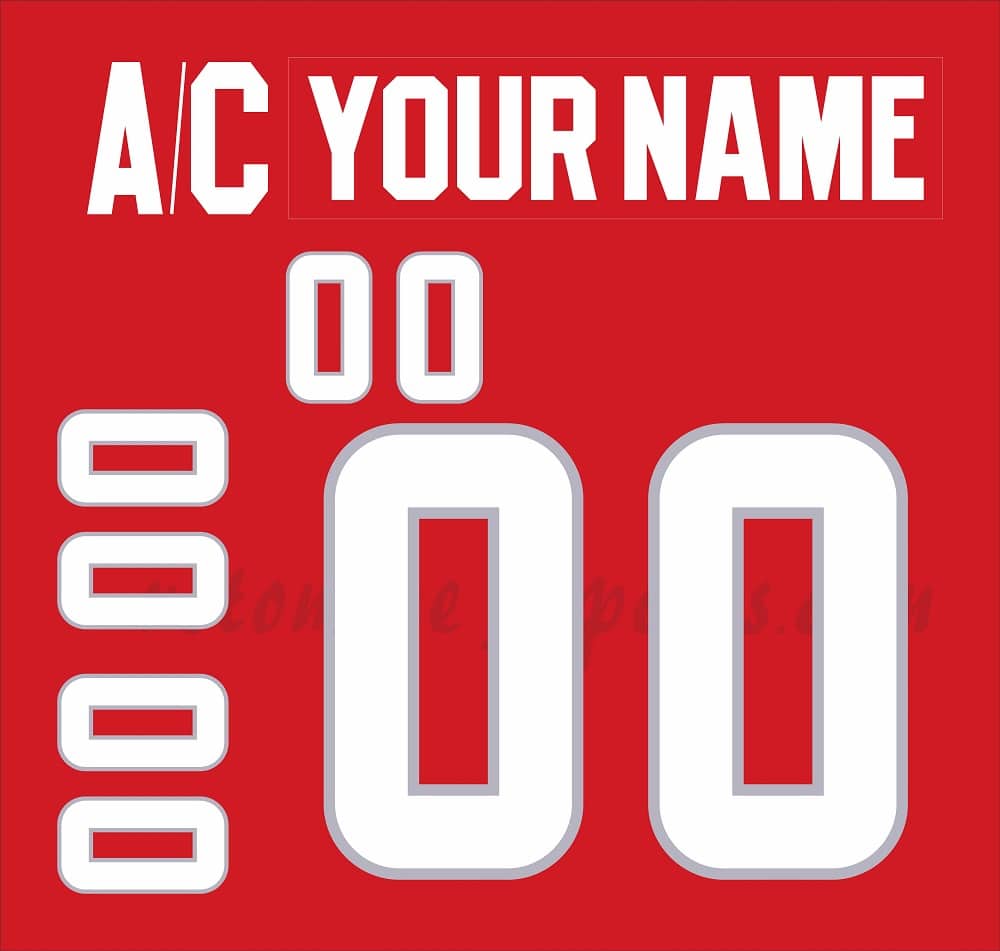 All Star Customized Number Kit for 2008 Eastern Conference Jersey