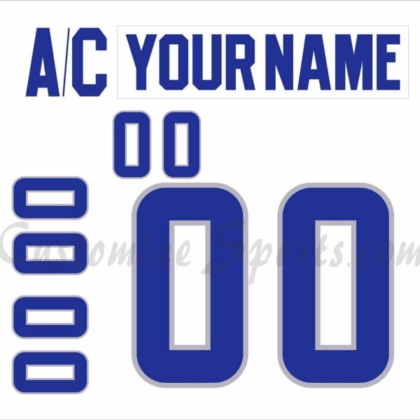 All Star Customized Number Kit for 2008 Western Conference Jersey