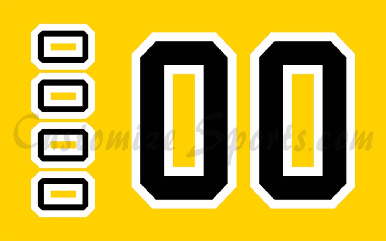 Boston Bruins Customized Number Kit for 1958-1967 Home Jersey