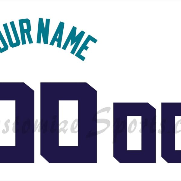 Basketball Charlotte Hornets Customized Number Kit 2014-2017 Home Jersey