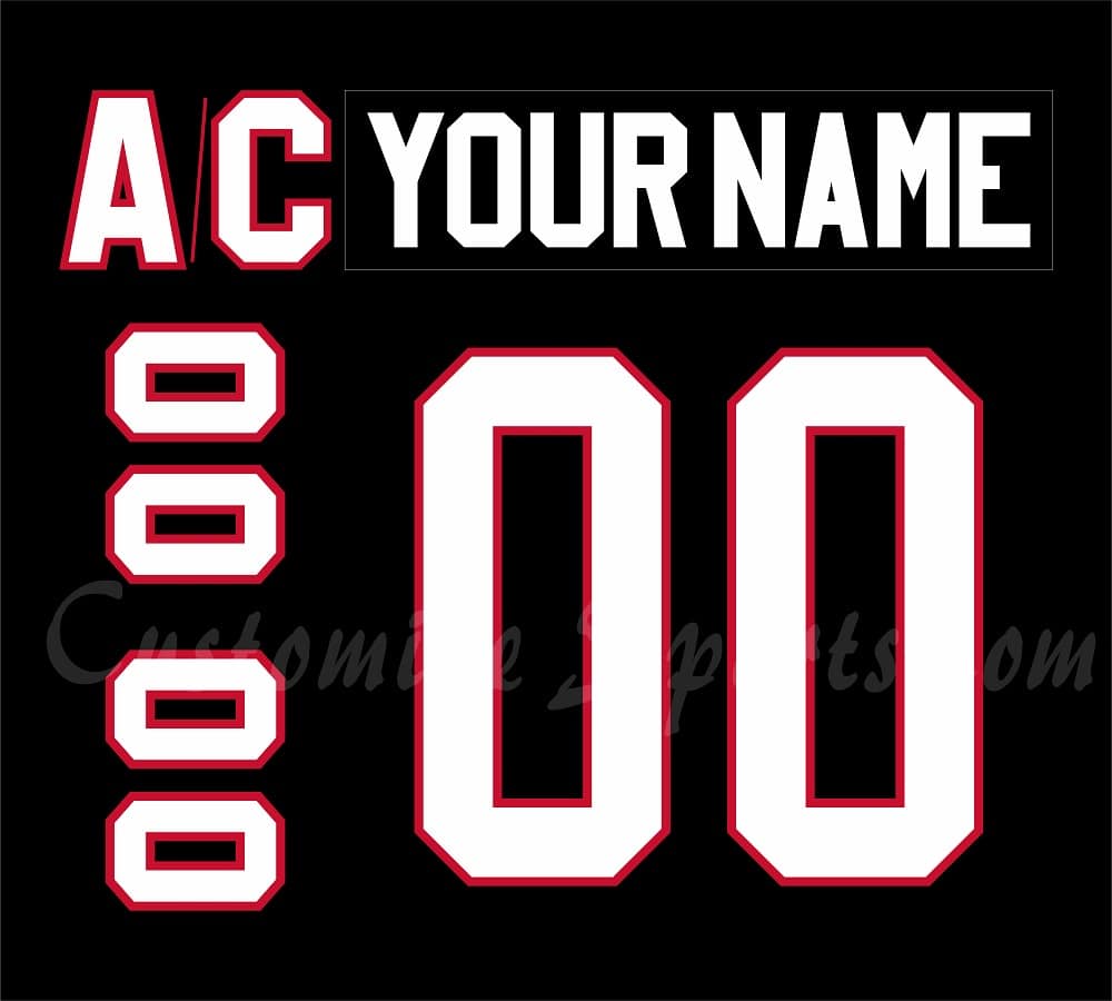 Chicago Blackhawks Customized Number Kit For 2014 Stadium Series Jersey