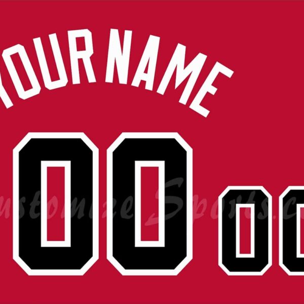 Basketball Chicago Bulls Customized Number Kit for 1985-1989 Away Jersey