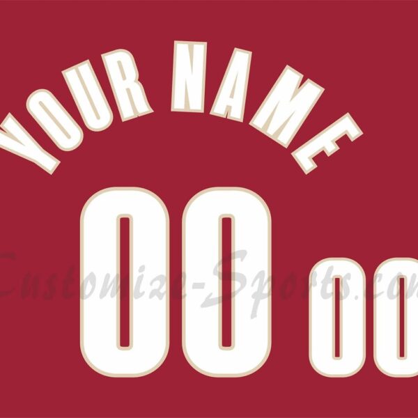 Basketball Cleveland Cavaliers Customized Number Kit for 2003-2006 Home Jersey