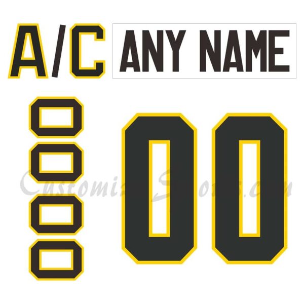 Cleveland Lumberjacks Customized Number Kit For 1994-1995 Home Jersey