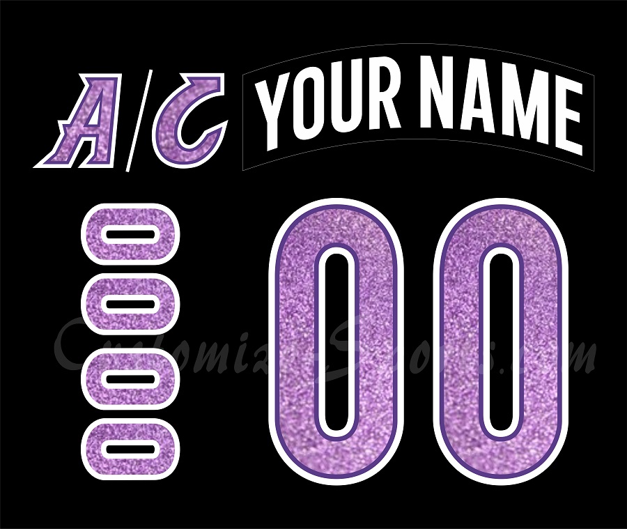 Colorado Avalanche Customized Number Kit For 2019 HFC Jersey