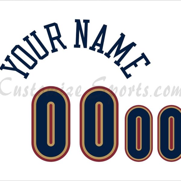 Basketball Denver Nuggets Customized Number Kit for 1993-2003 Home Jersey