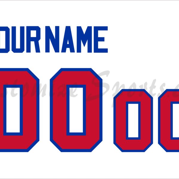 Basketball Detroit Pistons Customized Number Kit for 1983-1996 Home Jersey