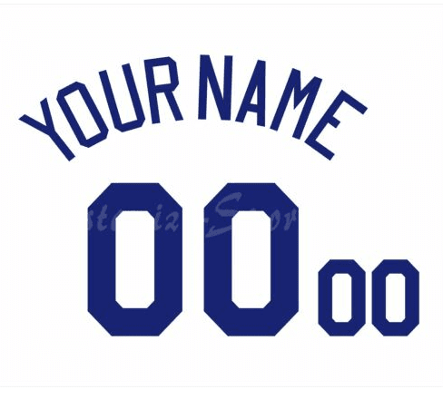 Baseball Dominican Republic 2017 White Replica Jersey Number Kit