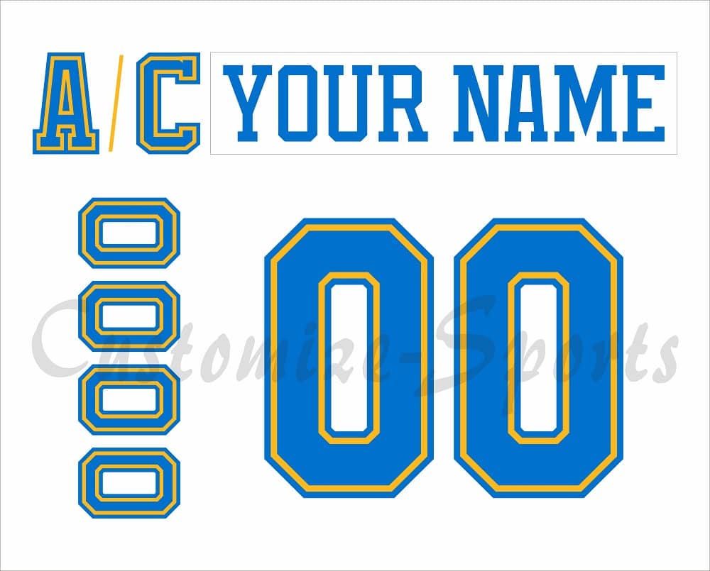 St Louis Blues Customized Number Kit For 2017 All Star Alumni Jersey
