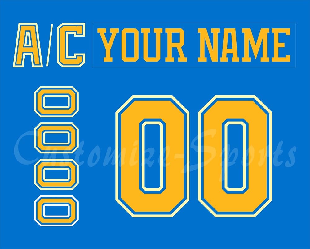 St Louis Blues Customized Number Kit For 2018-Present 3rd Jersey