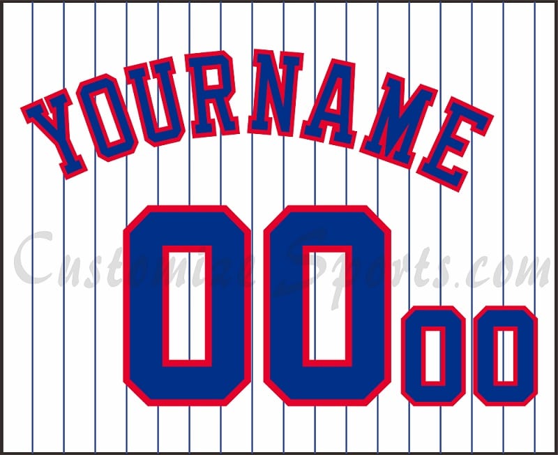 Baseball Montreal Expos Customized Number Kit for 1992-2004 Home Jersey