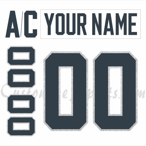 All Star Customized Number Kit for 2020 White Jersey