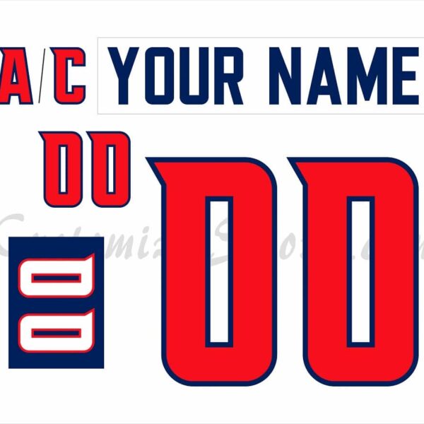 All Star Customized Number Kit for 2009 Western Conference Jersey