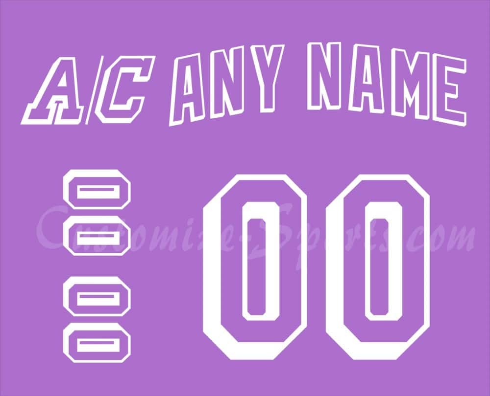 New York Rangers Customized Number Kit For 2015-2016 HFC Jersey