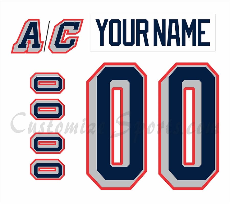 New York Rangers Customized Number Kit For 2014 Stadium Series Jersey