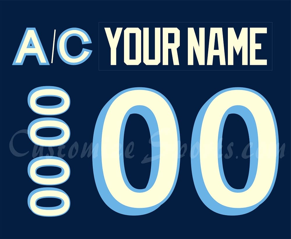 Pittsburgh Penguins Customized Number Kit For 2011-2013 3rd Jersey