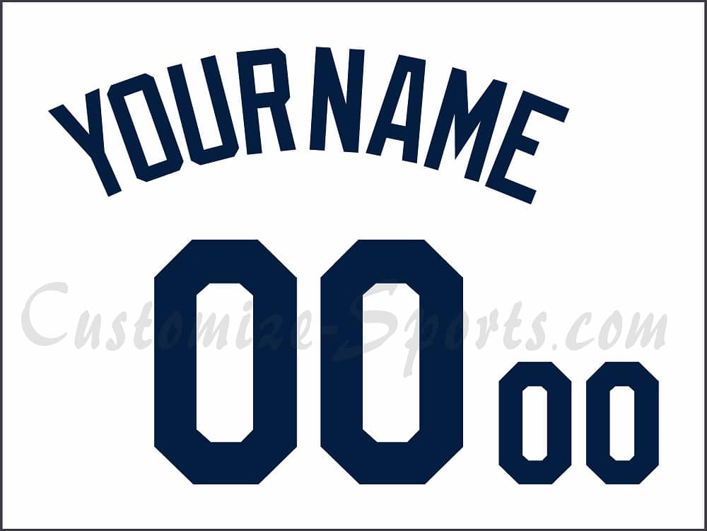 Baseball San Diego Padres Customized Number Kit for 1991-2003 Home Away 3rd