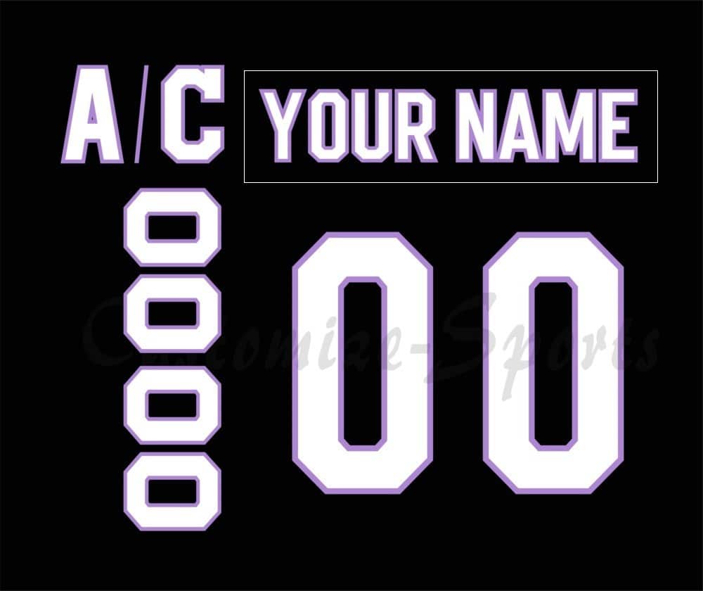 Toronto Maple Leafs Customized Number Kit For 2019 HFC Jersey