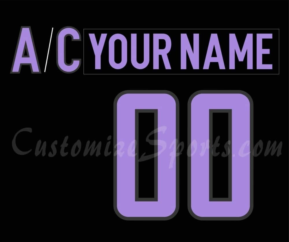 Washington Capitals Customized Number Kit For 2019 HFC Jersey