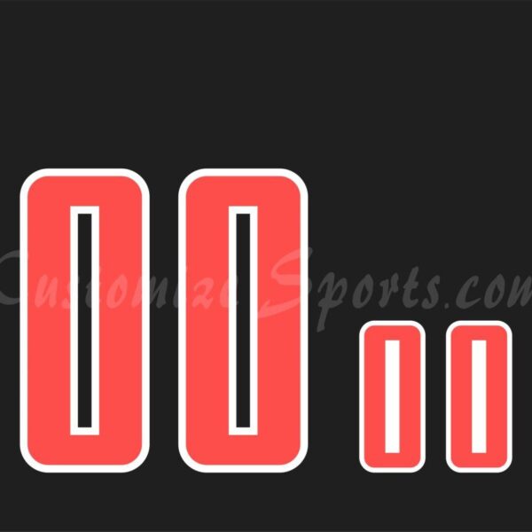 NCAA Texas Tech Customized Number Kit for 2020 Baseball Black Jersey