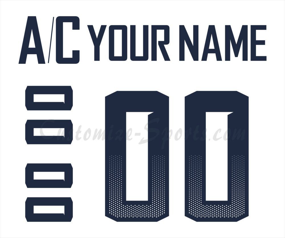 World Junior Championship USA Customized Number Kit for 2019 White Jersey