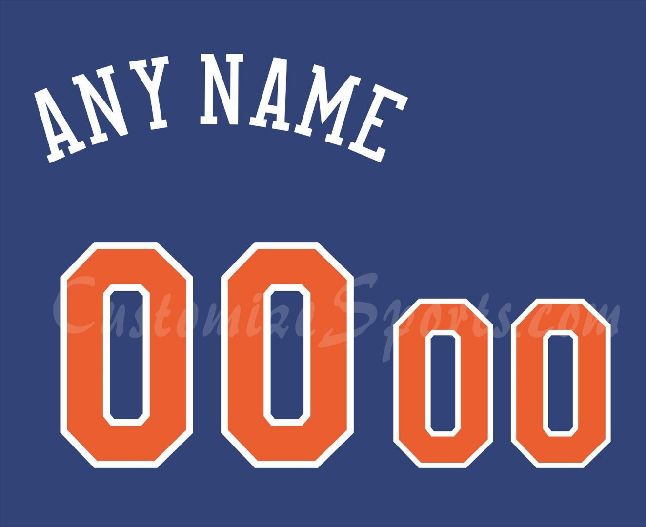 New York Knicks Basketball Customized Number Kit for 2017-2021 Icon Jersey