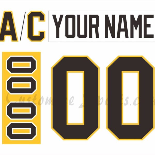 Hamilton Bulldogs Customized Number Kit for 2016-Present White Jersey