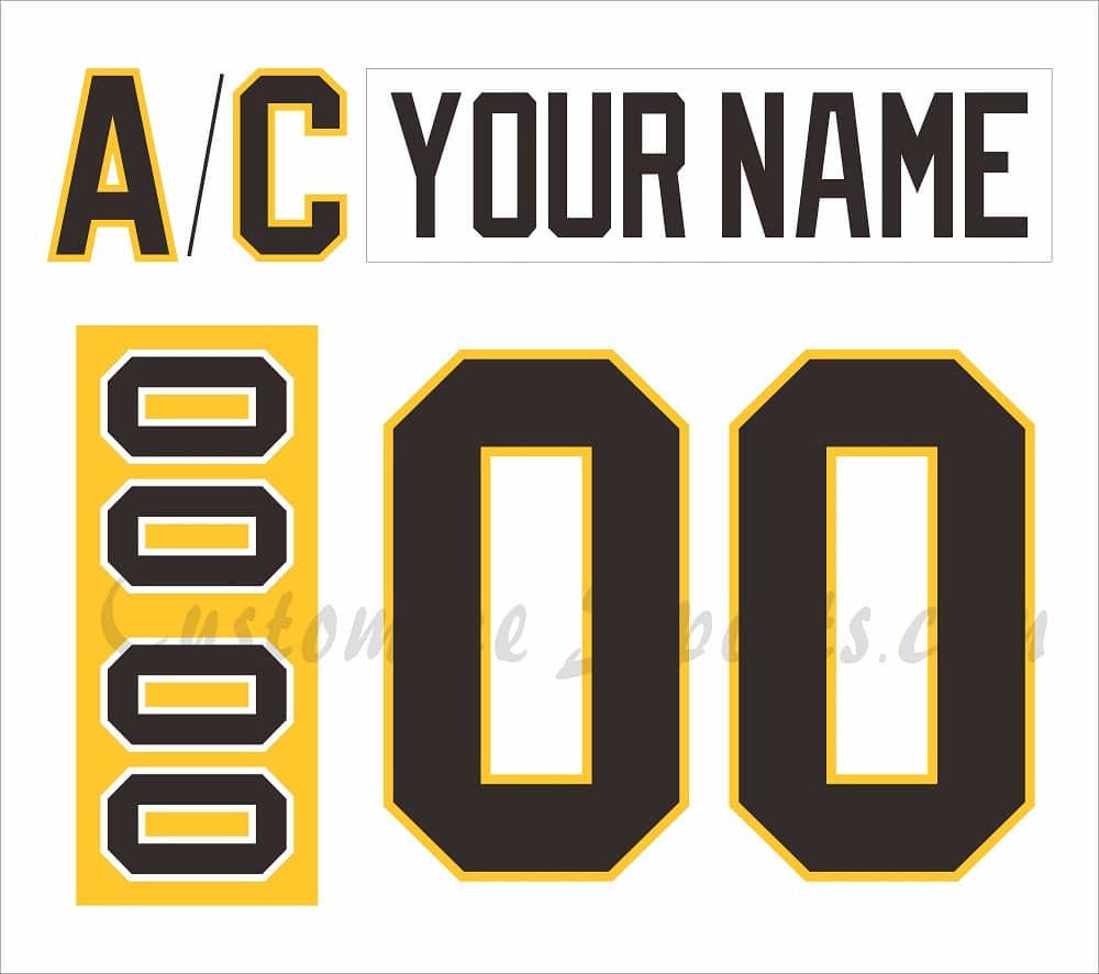 Hamilton Bulldogs Customized Number Kit for 2016-Present White Jersey