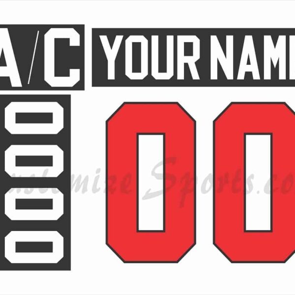 IIHF Team Canada Customized Number Kit for 2019 White Hockey Jersey